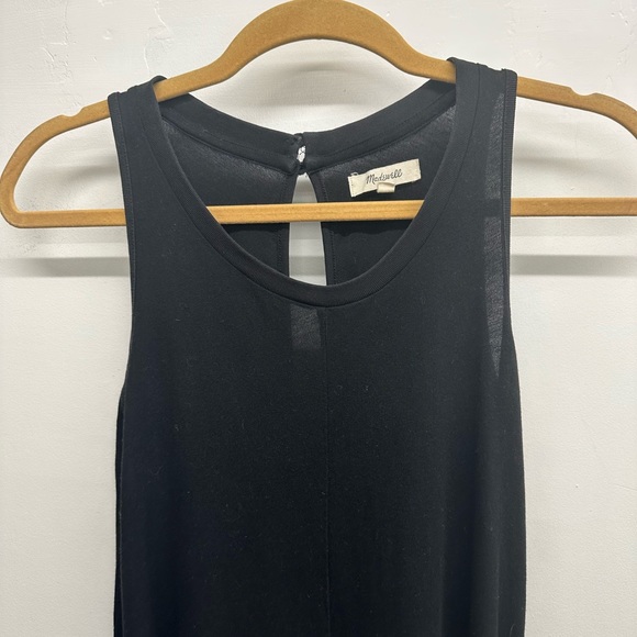 Madewell Black Cotton Shorts Romper - Picture 6 of 8